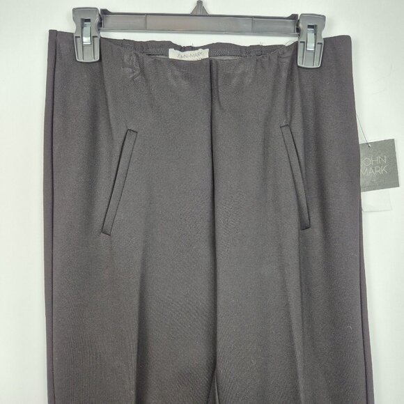 John Mark Women’s Black Dress Pants Size S With Embroidered Velvet Flowers (52) - Picture 2 of 12